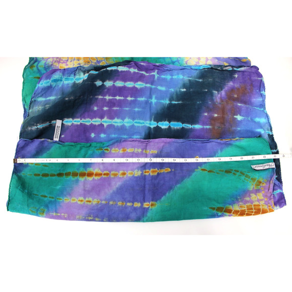 2 Headcovers Unlimited Tie Died Bandanna Cotton Scarf 22" Square - Picture 8 of 9